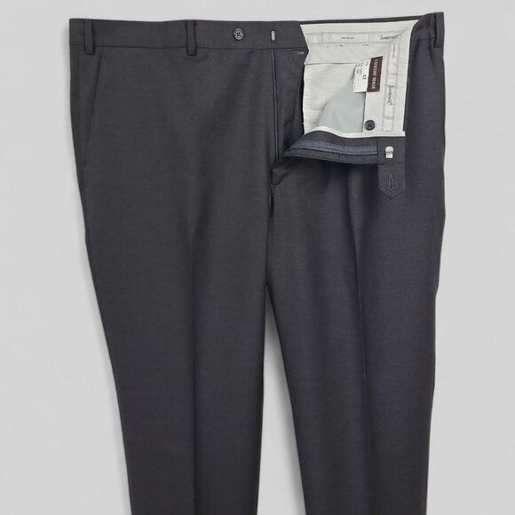 Santorelli Wool Flat Front Dress Pants W41xL33 - Picture 7 of 9